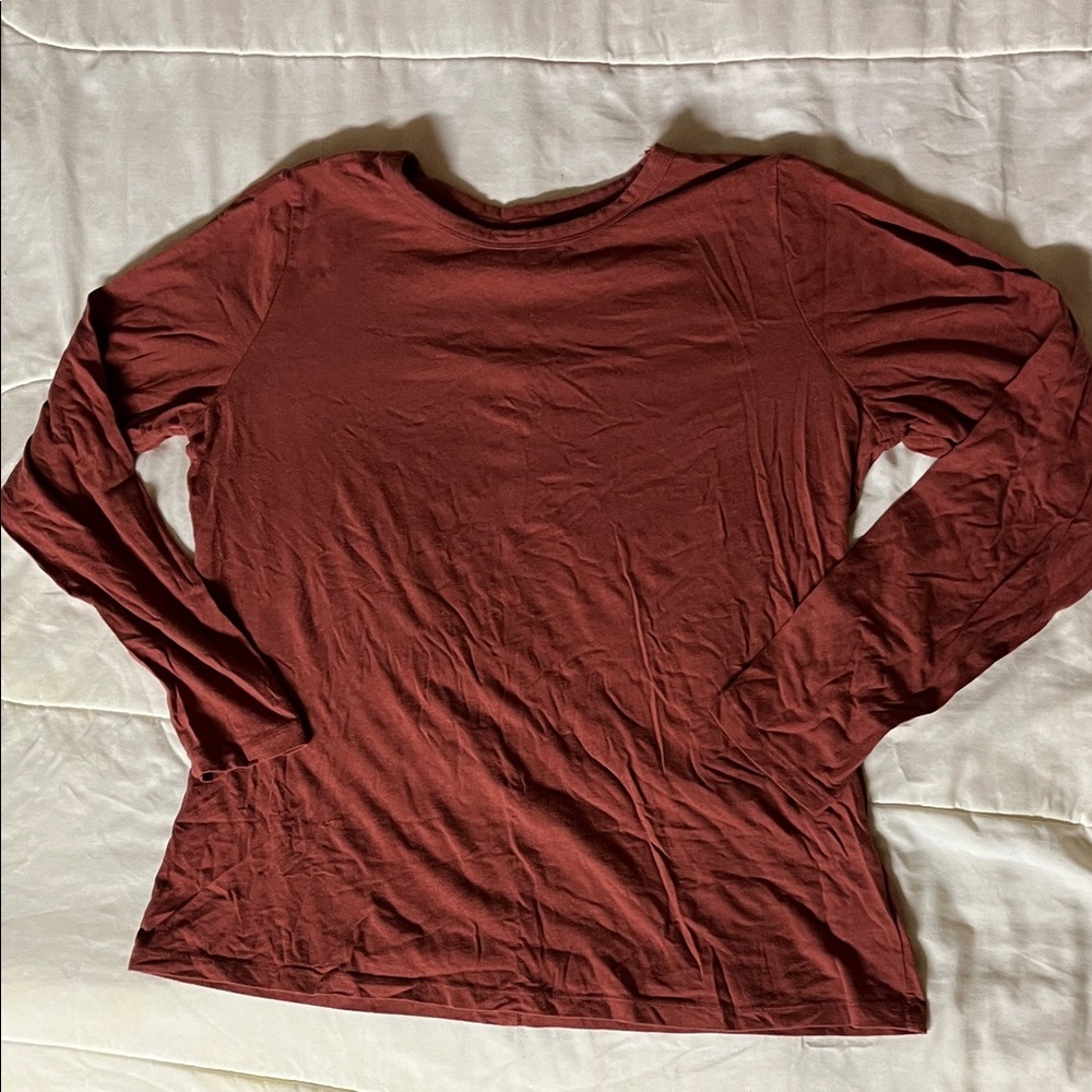 a.n.a Women's Brick Long Sleeve Top